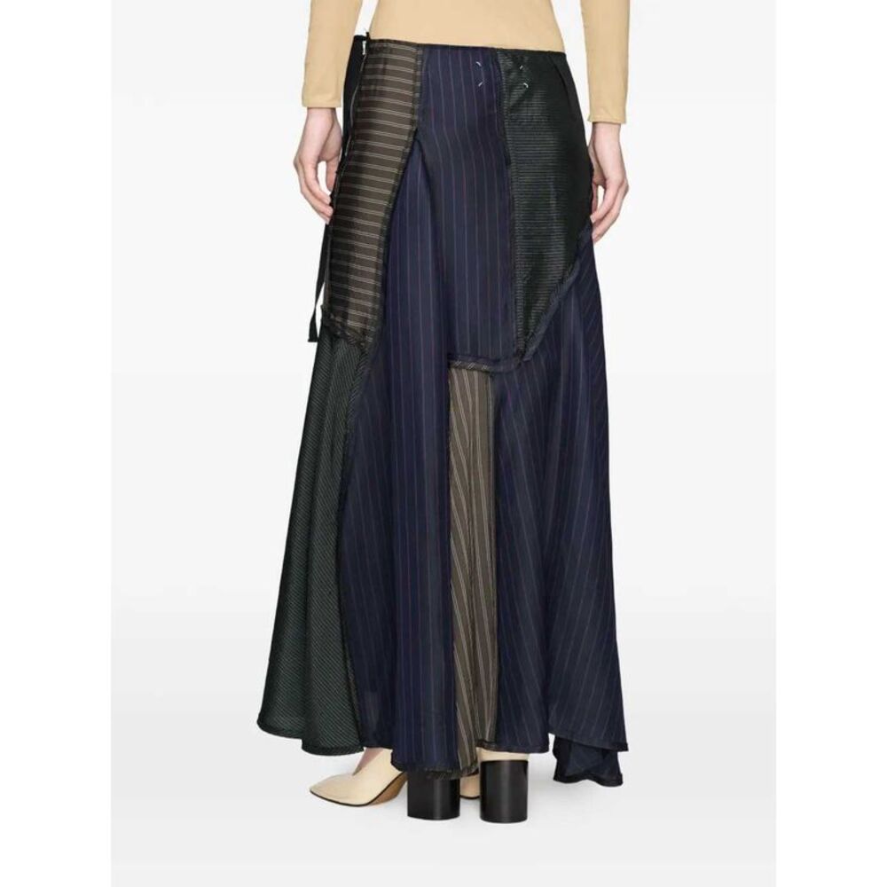 Maison Margiela Women Patchwork Maxi Skirt - Picture 5 of 7
